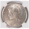 Image 2 : 1927 PEACE DOLLAR NGC MS-60