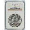 Image 1 : 1987 SILVER AMERICAN EAGLE NGC MS-69