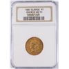 Image 1 : 1834 $5 CLASSIC HEAD GOLD NGC AU-50 (PLAIN 4)