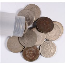 ROLL OF 1890 V-NICKELS FAIR