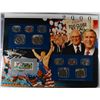 Image 2 : 2000 THRU 2013 U.S. UNCIRCULATED MINT SETS IN FANCY PACKAGING WITH STAMPS