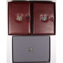 3 PRESTIGE SETS: 1984 BOX/NO COA, 1883 OLYMPIC & 1991 MT RUSHMOORE  BOXES/CERTS