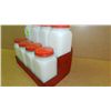 Image 2 : 56) Kitchen queen spice jar set on stand