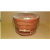Image 1 : 74) Primitive round box with lid
