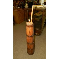 antique Euro Primitive butter churn