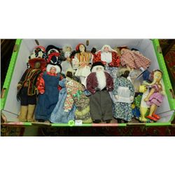 227) Box of around the world dolls