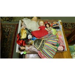 233) Box of around the world dolls