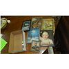Image 1 : 244) Box of small vintage framed prints including