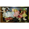 Image 1 : 256) Tray of dolls, no tray