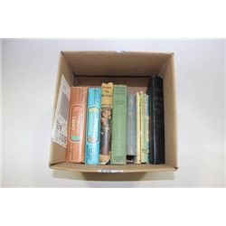 BOX OF VINTAGE BOOKS