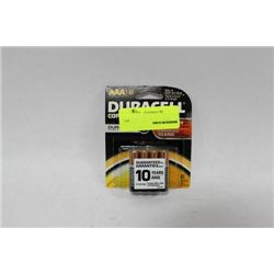 PACK OF 8 DURACELL AAA BATTERIES