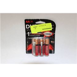 PACK OF 6 DURACELL QUANTUM AA BATTERIES