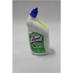 BOTTLE OF LYSOL TOILET BOWL CLEANER AS THEY COME