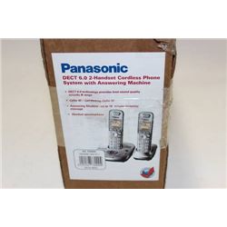 PANASONIC DECT6.0 2 HANDSET CORDLESS PHONE SYSTEM