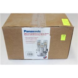 PANASONIC DECT 6.0 3-HANDSET CORDLESS PHONE SYSTEM