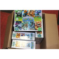 BOX OF SKYLANDER PUZZLES