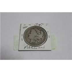 1881 MORGAN SILVER DOLLAR