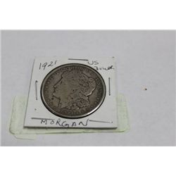 1921 MORGAN SILVER DOLLAR