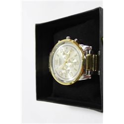 MENS ROSRA STAINLESS STEEL QUARTZ WATCH