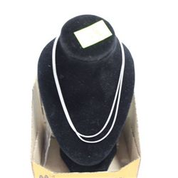 STAMPED 925 SILVER 18" ROPE CHAIN