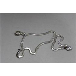 NEW STAMPED 925 SILVER HERRINGBONE CHAIN