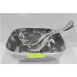 SERVING BOWL & UTENSILS