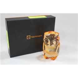 NACHTMANN CRYSTAL OWL ON CHOICE : ORANGE
