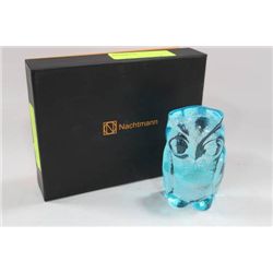 NACHTMANN CRYSTAL OWL ON CHOICE : BLUE