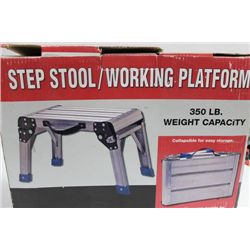 STEP STOOL / WORKING PLATFORM - 350LB CAPACITY