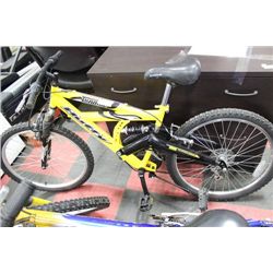 HUFFY 21 SPEED FULL SUSPENSION MOUNTAIN BIKE