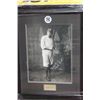 Image 1 : RARE BABE RUTH PICTURE W/ CUT SIGNATURE WRITTEN