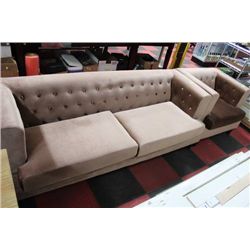 SHOWHOME DUSTY ROSE SOFA AND CHAIR