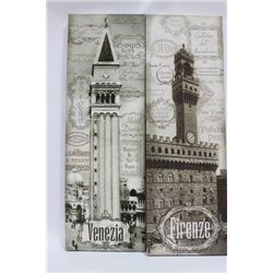 SHOWHOME PAIR OF CANVAS PICTURES