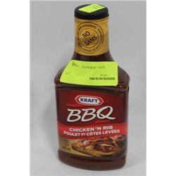 KRAFT 455ML CHICKEN AND RIB BBQ SAUCE