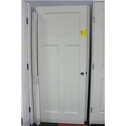 2 MATCHING DOORS  80" X 31 3/4" AND 80" X 35 5/8"