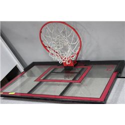 HUFFY SPORTS BASKETBALL NET W BACKBOARD