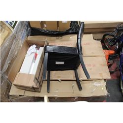 PALLET OF ASST. FURNITURE (MUST TAKE ALL)