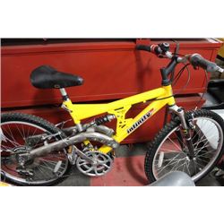 INFINITY FULL SUSPENSION BIKE (YELLOW COLOR)