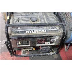 HYUNDAI 7 KILO WATT GENERATOR (SELLING AS IS)