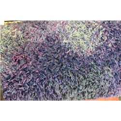 SHOWHOME 4 X 6 PURPLE SHAG CARPET