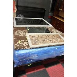 SHOWHOME DBL WOOD BEDFRAME