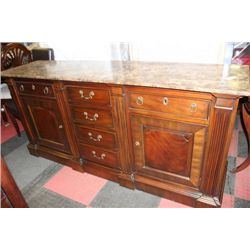 ESTATE DREXEL HERITAGE MARBLETOP SIDEBOARD