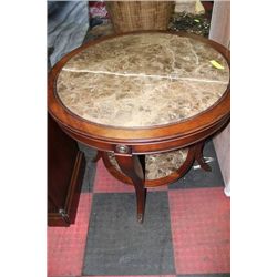 ESTATE DREXEL HERITAGE MARBLETOP TABLE