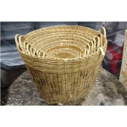 WICKER NESTING BASKET SET