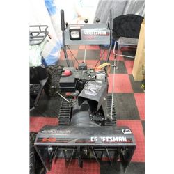 CRAFTSMAN SNOWBLOWER ON TRACKS