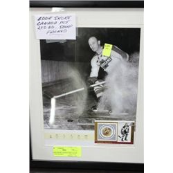 EDDIE SHORE CANADA POST LTD ED STAMP/FRAMED
