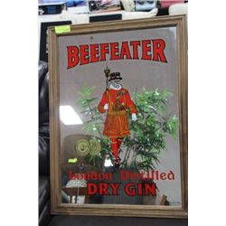 BEEFEATER MIRRORED DRY GIN LIQUOR PICTURE