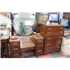 Image 1 : VINTAGE BEDROOM SUITE(DRESSER,CHEST OF DRAWERS)