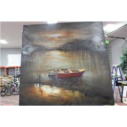 SHOWHOME CANVAS BOAT PICTURE