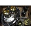 Image 1 : ESTATE SILVERPLATED TRAYS/CANDLE HOLDERS ETC